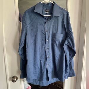 Blue Van Heusen Flex Dress Shirt